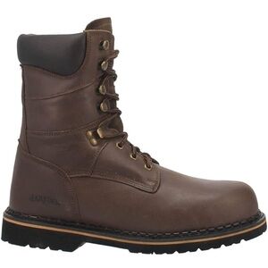 Laredo Work Boots Mens 8" Leather Steel Toe Lace Up Brown 88344 Sz 11 M